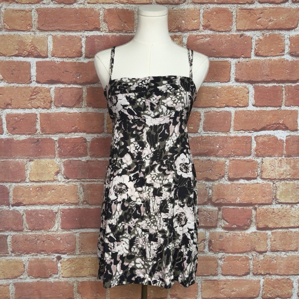 Free People Intimately Free Black Pink Slip Dress Size SP Small Petite